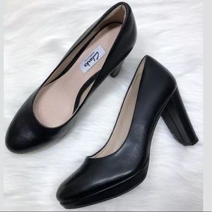 clarks kendra sienna black patent